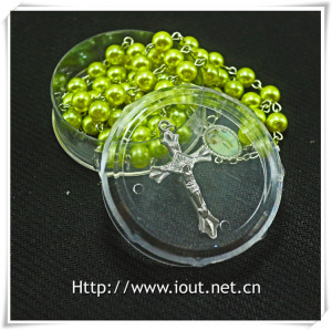 Religious Plastic Packing Box, Rosary Box (IO-p024)