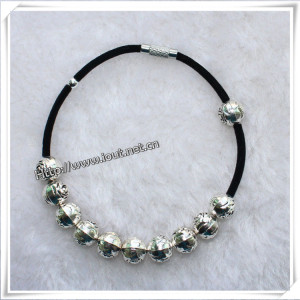 Wholesale Factory 10mm Alloy Beaded Wrap Bracelets (IO-CB125)