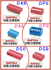 Onpow Plastic DIP Switch (RoHS & REACH)